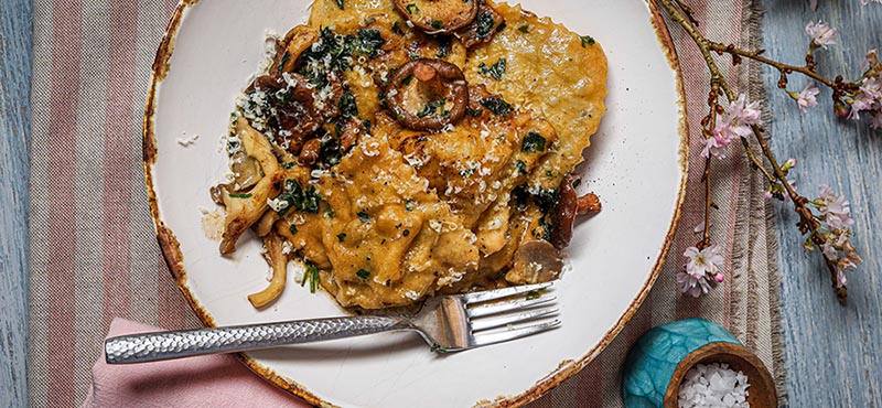 James Strawbridge’s British Mushroom and Truffle Stuffed Pasta