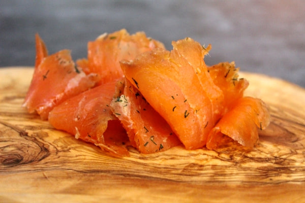 Herefordshire Cider and Apple Cured Whole Salmon Side Sliced (1kg)