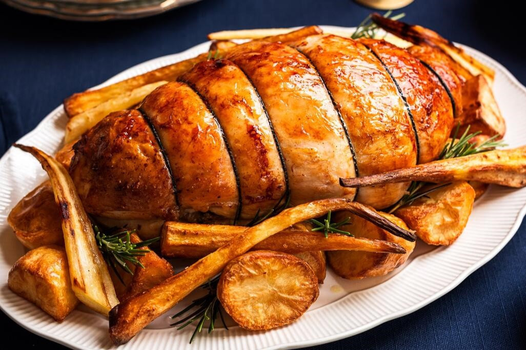 Free Range Stuffed Turkey Breast With Sage and Onion Stuffing (2.25kg)