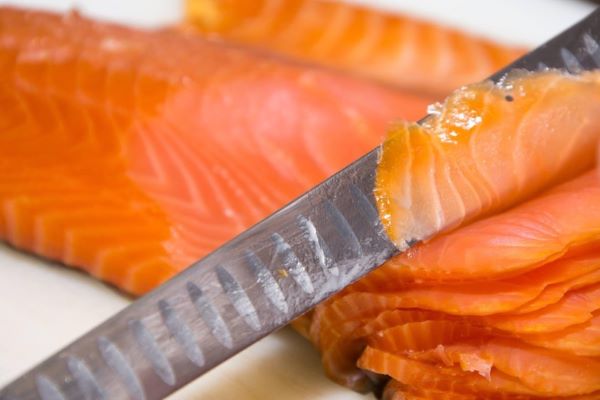 Beech Wood Smoked Whole Salmon Side Sliced (1kg)