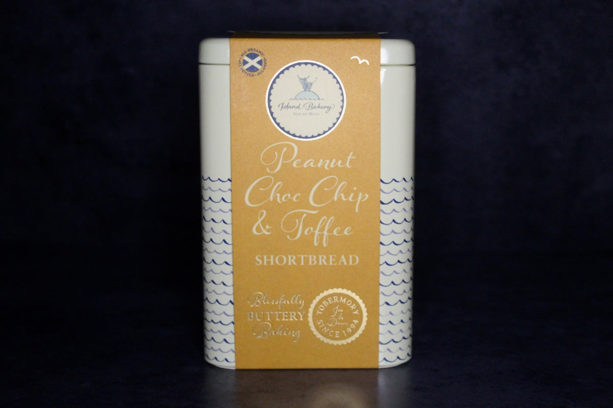 Organic Peanut, Chocolate Chip and Toffee Shortbread (215g)