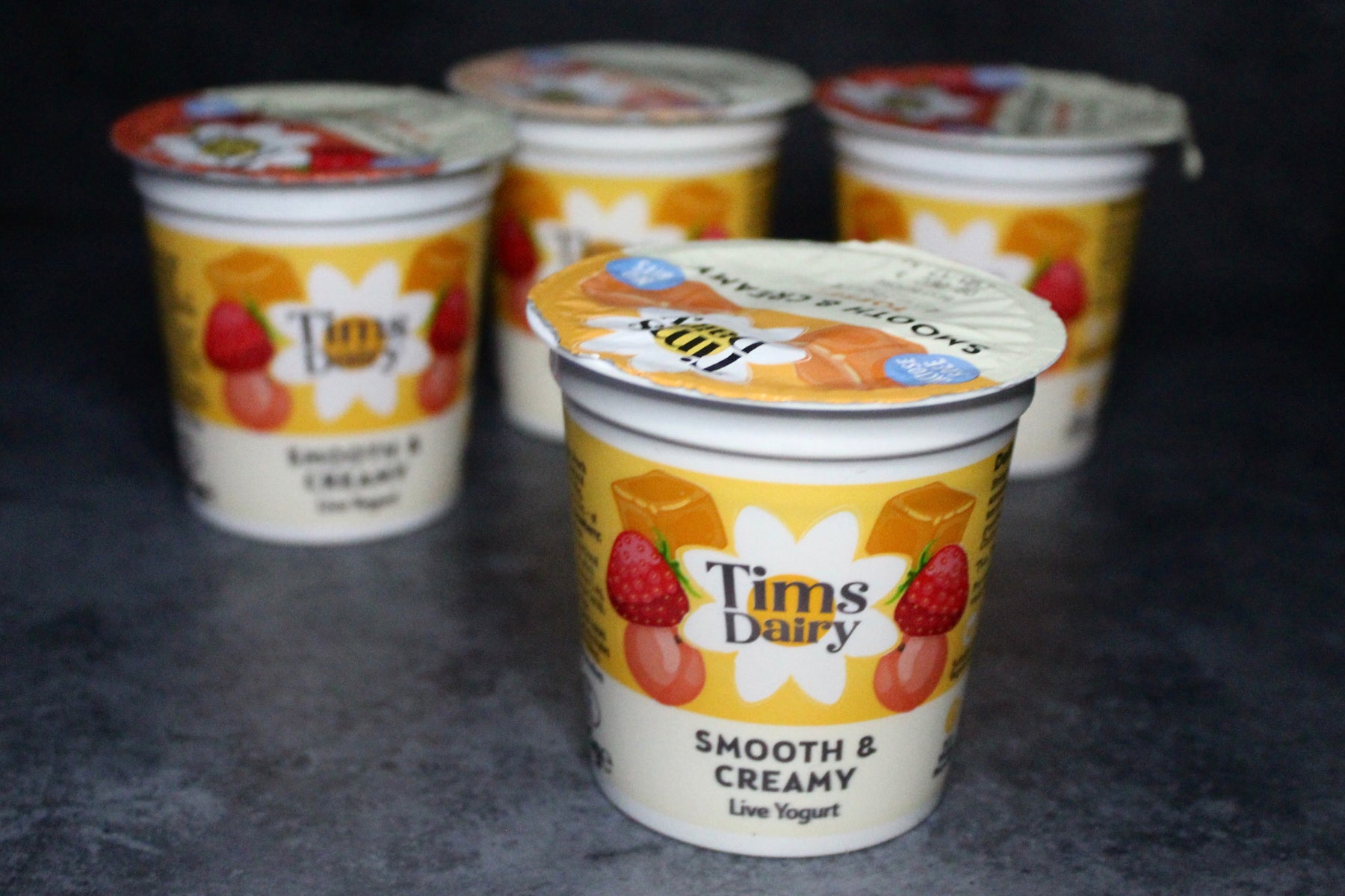 Smooth and Creamy Lactose Free Yogurt Selection (4 x 125g)