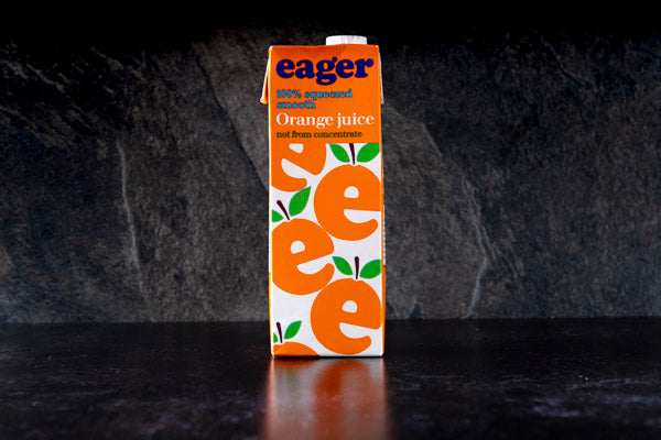 Eager Drinks Orange Juice (1 litre) 01