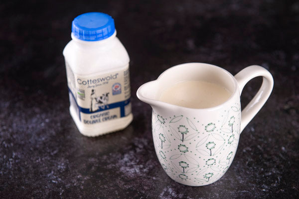 Organic Double Cream 300ml - Cotteswold Dairy - 44 Foods - 03