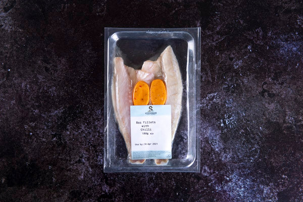 Seabass with Chilli Melt 210g - Stevensons - 44 Foods - 02