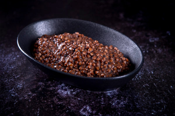 Suma Tinned Black Beluga Lentils 240g Drained - Suma - 44 Foods - 01