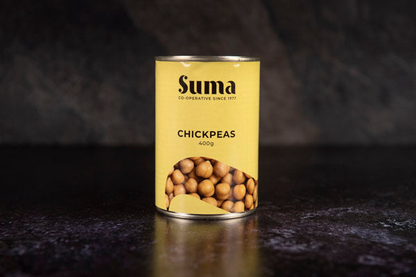 Suma Tinned Chickpeas 225g Drained - Suma - 44 Foods - 02