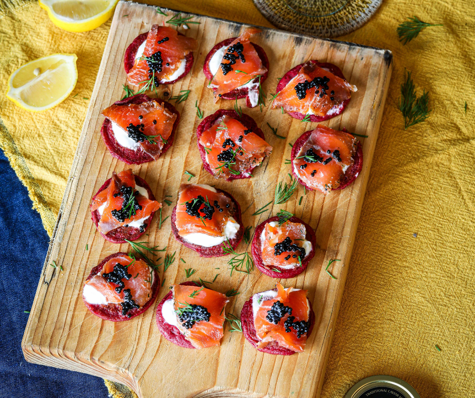 James Strawbridge's Beetroot Blinis