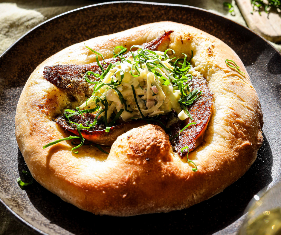 James Strawbridge's Smoked Mackerel Flatbread