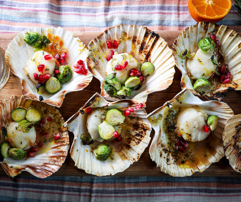 James Strawbridge's Grilled Scallop Shells