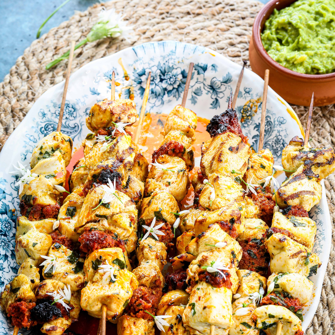 James Strawbridge's Chicken and Nduja Skewers