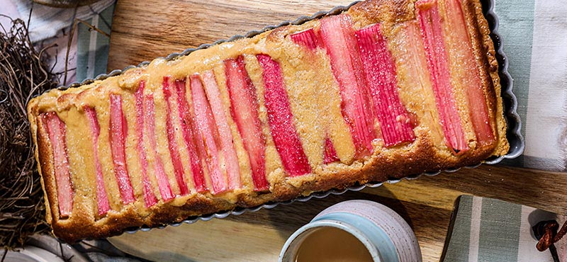 James Strawbridge’s Rhubarb Frangipane Tart