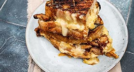 James Strawbridge’s Triple Cheese and Mushroom Sourdough Toastie 
