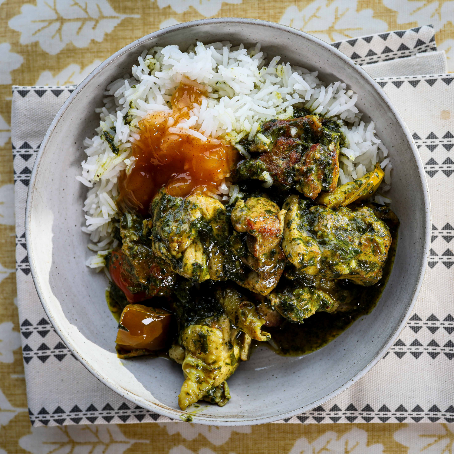 James Strawbridge's Chicken Saag Masala Curry