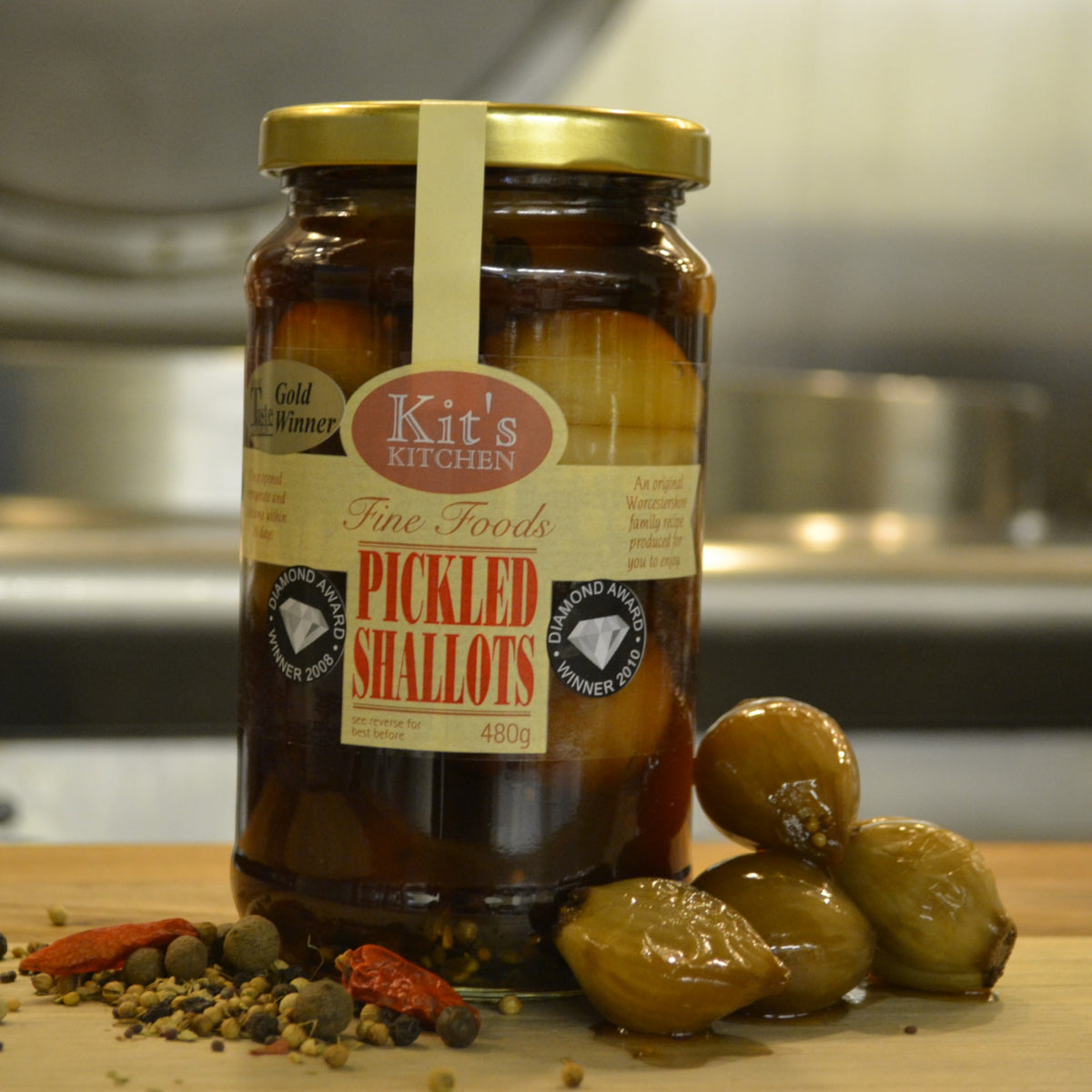 Kits Kitchen - Pickled Shallots (480g)