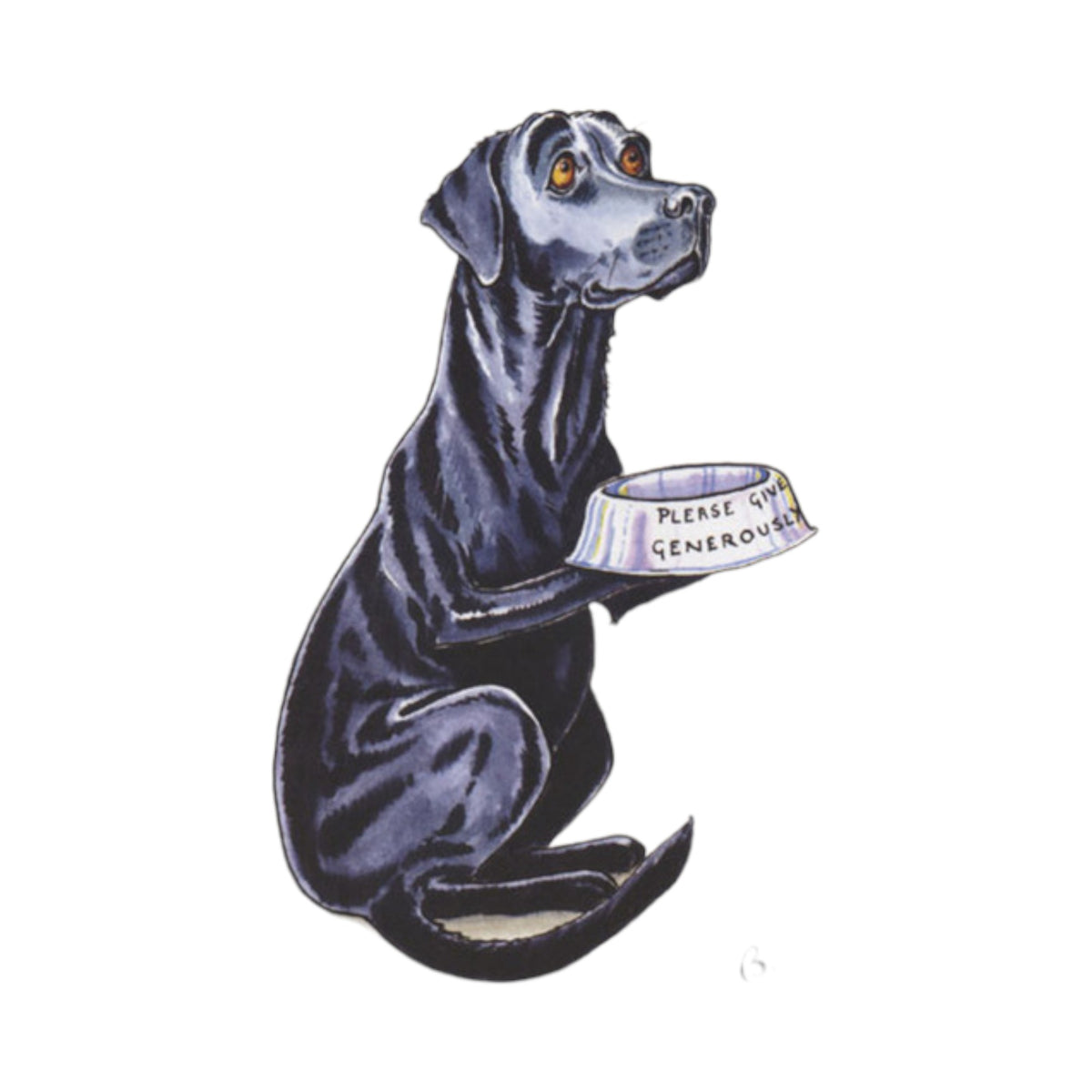 Lunchtime Labrador Greeting Cards (1)