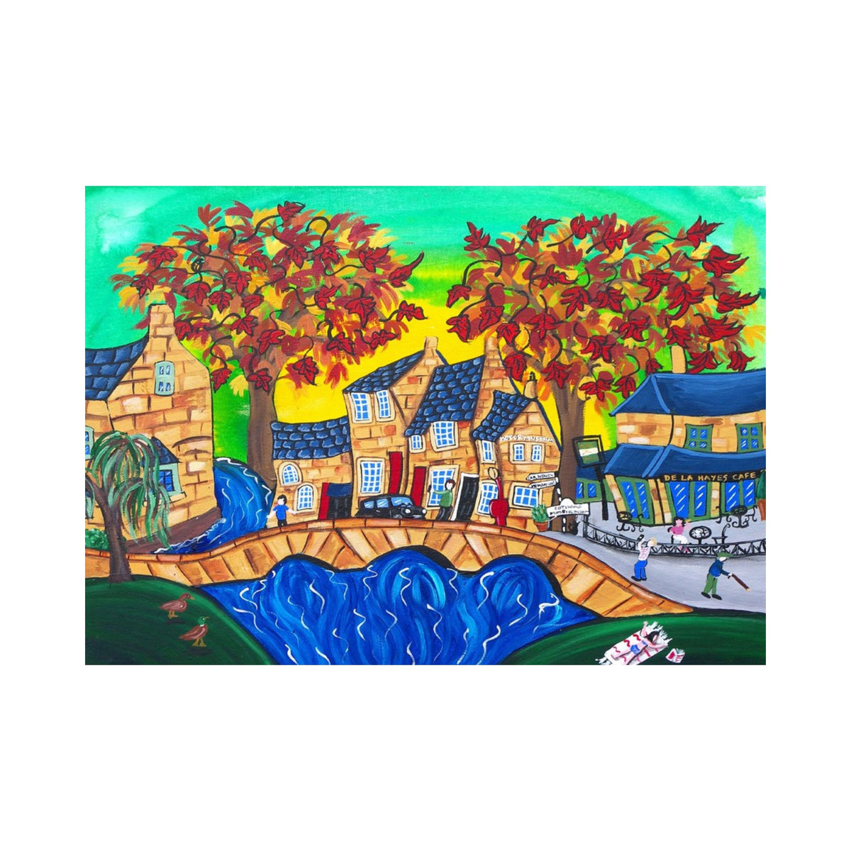 Bourton-on-the-Water  Greeting Card (1)