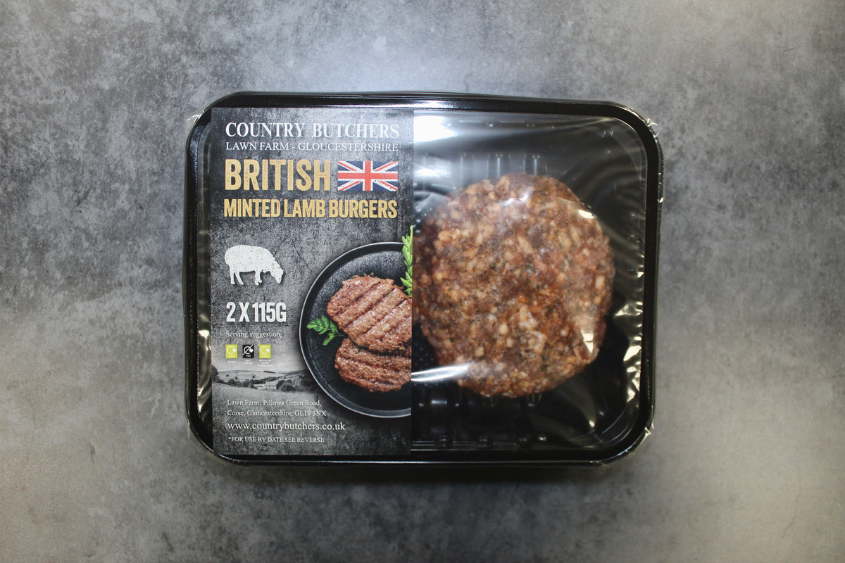 Minted Lamb Burgers (2)