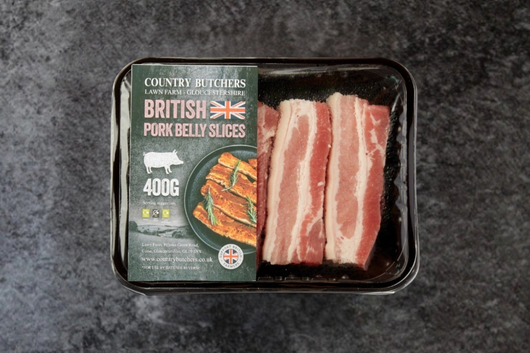 Pork Belly Slices (400g)