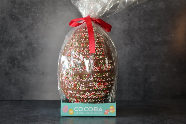 Milk Chocolate Easter Egg with Sprinkles (250g)