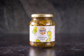 Biona Gherkin Slices Drained Weight 175g - Suma - 44 Foods - 04