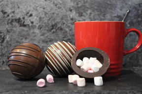 Cocoba - Boozy Flavoured Hot Chocolate Bombes with Mini Marshmallows (3 pack)