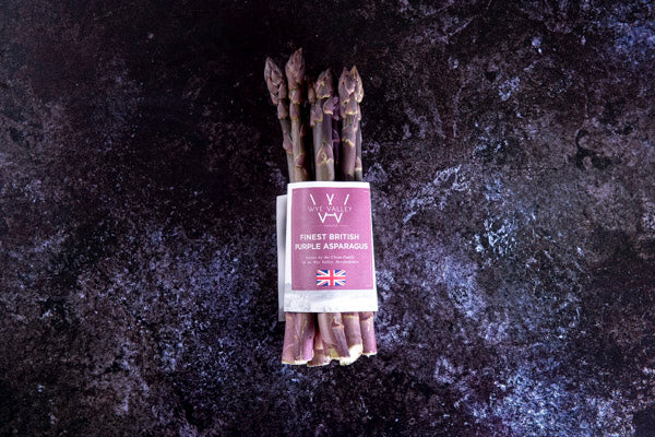 British Purple Asparagus 200g - Mudwalls - 44 Foods - 06