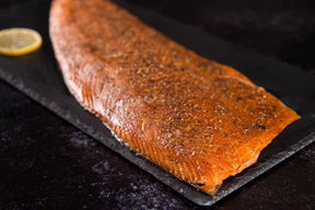 Hot Kiln Roasted Smoked Salmon Whole Side 1.2kg - Macneil's - 44 Foods - 01