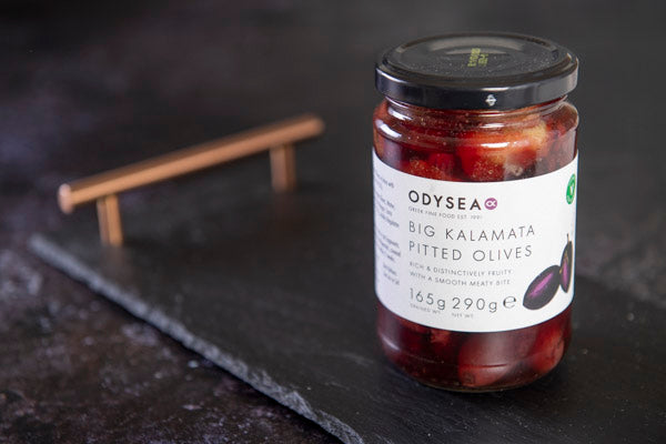 Odysea Big Kalamata Pitted Olives 165g Drained - Odysea - 44 Foods - 03