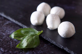 Organic Buffalo Bocconcini Mozzarella 5 x 25g Drained Weight - Laverstoke Park Farm - 44 Foods - 01