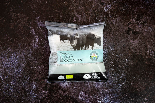 Organic Buffalo Bocconcini Mozzarella 5 x 25g Drained Weight - Laverstoke Park Farm - 44 Foods - 02