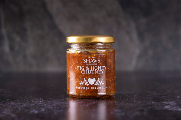Shaws Fig and Honey Chutney 195g - Suma - 44 Foods - 04