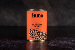 Suma Tinned Blackeye Beans 240g Drained - Suma - 44 Foods - 02