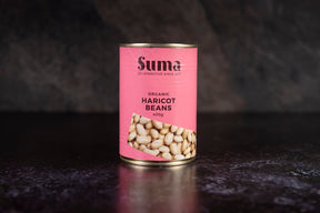 Suma Tinned Haricot Beans 240g Drained - Suma - 44 Foods - 02
