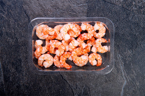 Large Peeled and Cooked Madagascan Black Tiger Prawns (180g) - 04